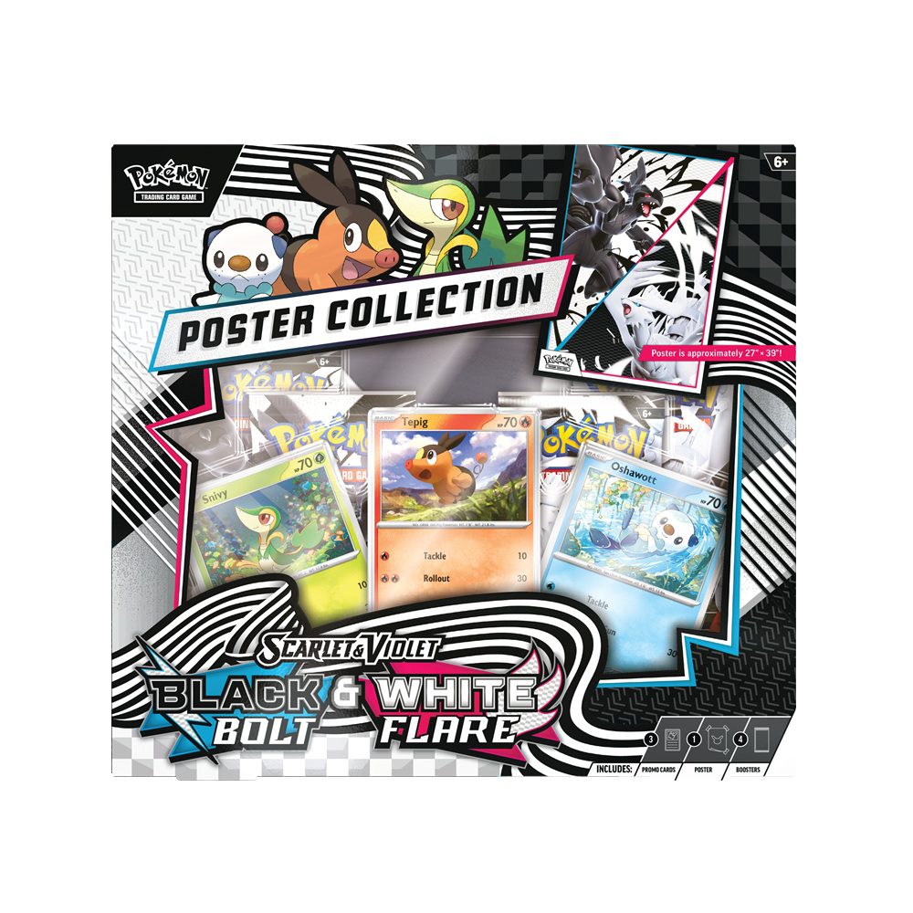 Black Bolt & White Flare Poster Collection
