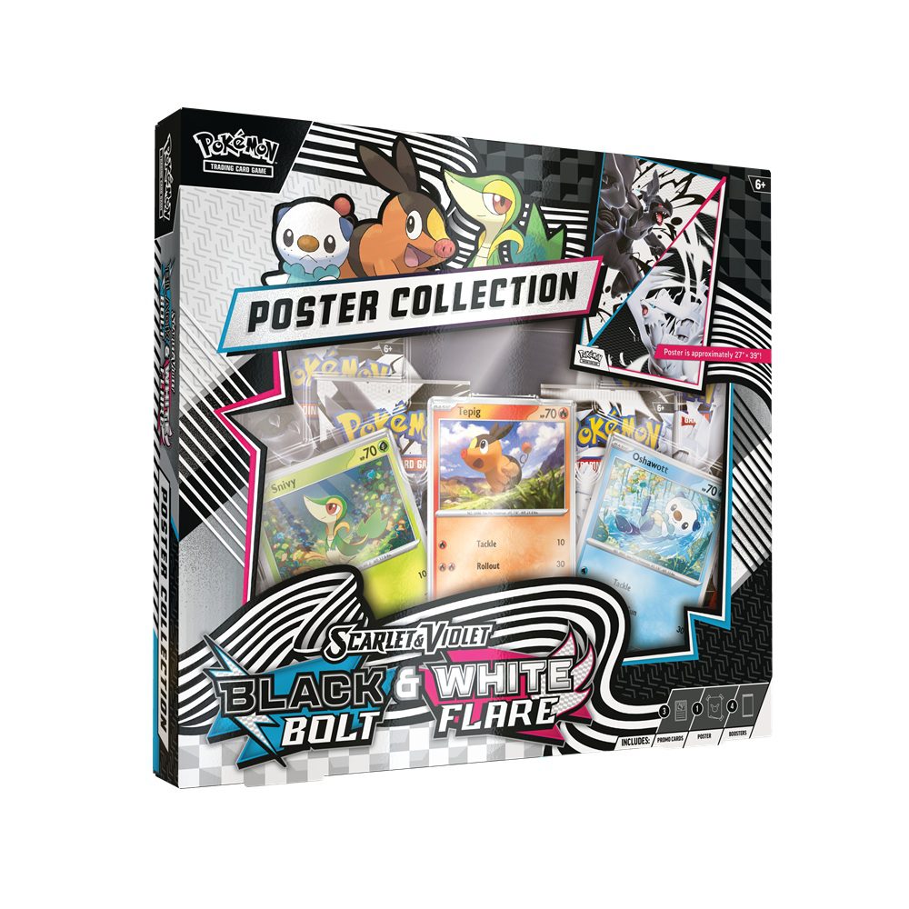 Black Bolt & White Flare Poster Collection AllDayTCG Black Bolt & White Flare Poster Collection AllDayTCG