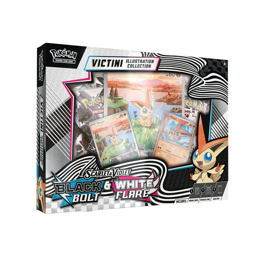 Black Bolt & White Flare Victini Illustration Collection AllDayTCG Black Bolt & White Flare Victini Illustration Collection AllDayTCG