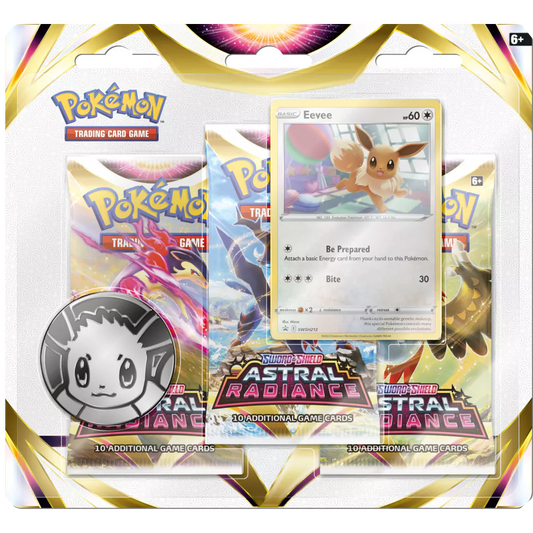 Pokémon TCG: Astral Radiance 3-Pack Blister – Eevee