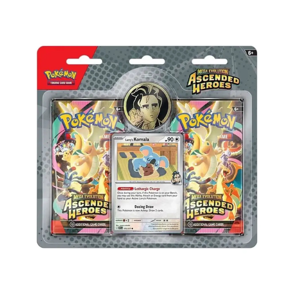 Pokémon TCG: Mega Evolution: Ascended Heroes - Trainer's 2-pack Blister - Larry's Komola
