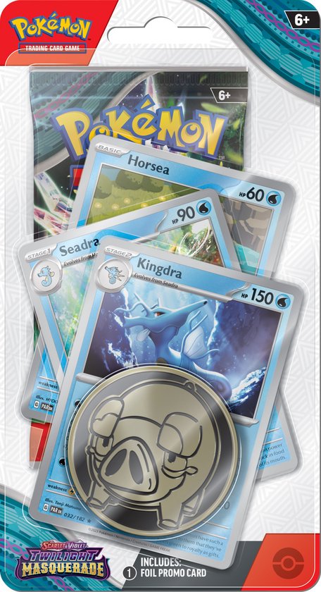 Pokémon TCG: Twilight Masquerade Checklane Blister – Kingdra