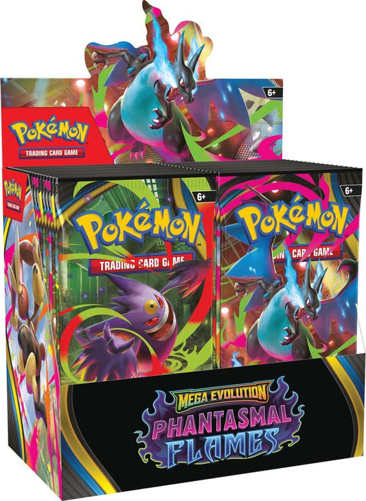 Pokémon Mega Evolution Phantasmal Flames Booster Box (36ct Display)