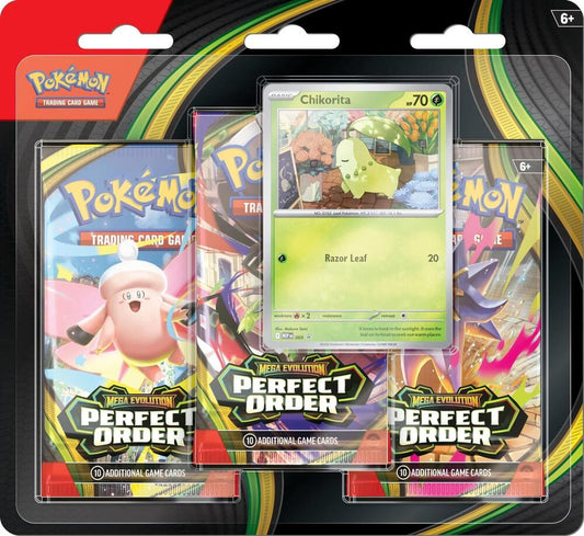 Pokémon TCG: Mega Evolution – Perfect Order 3-Pack Blister