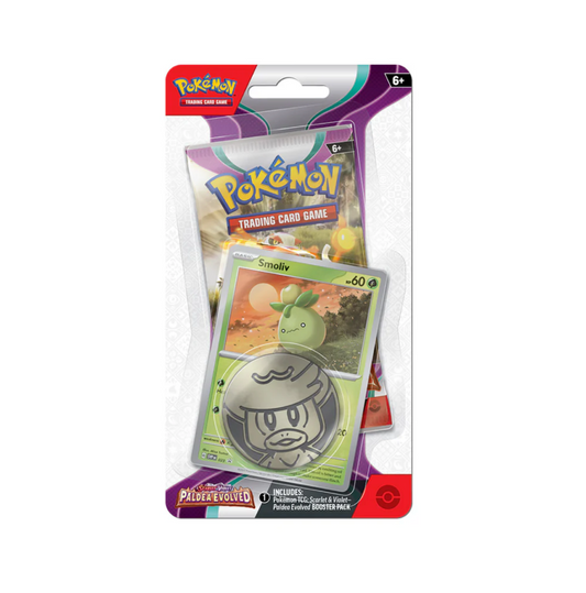 Pokémon TCG: Scarlet & Violet - Paldea Evolved - Checklane blister Smoliv