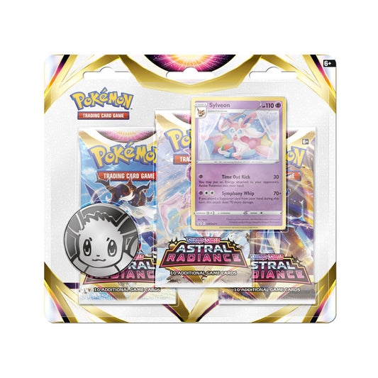 Pokémon TCG: Astral Radiance 3-Pack Blister – Sylveon