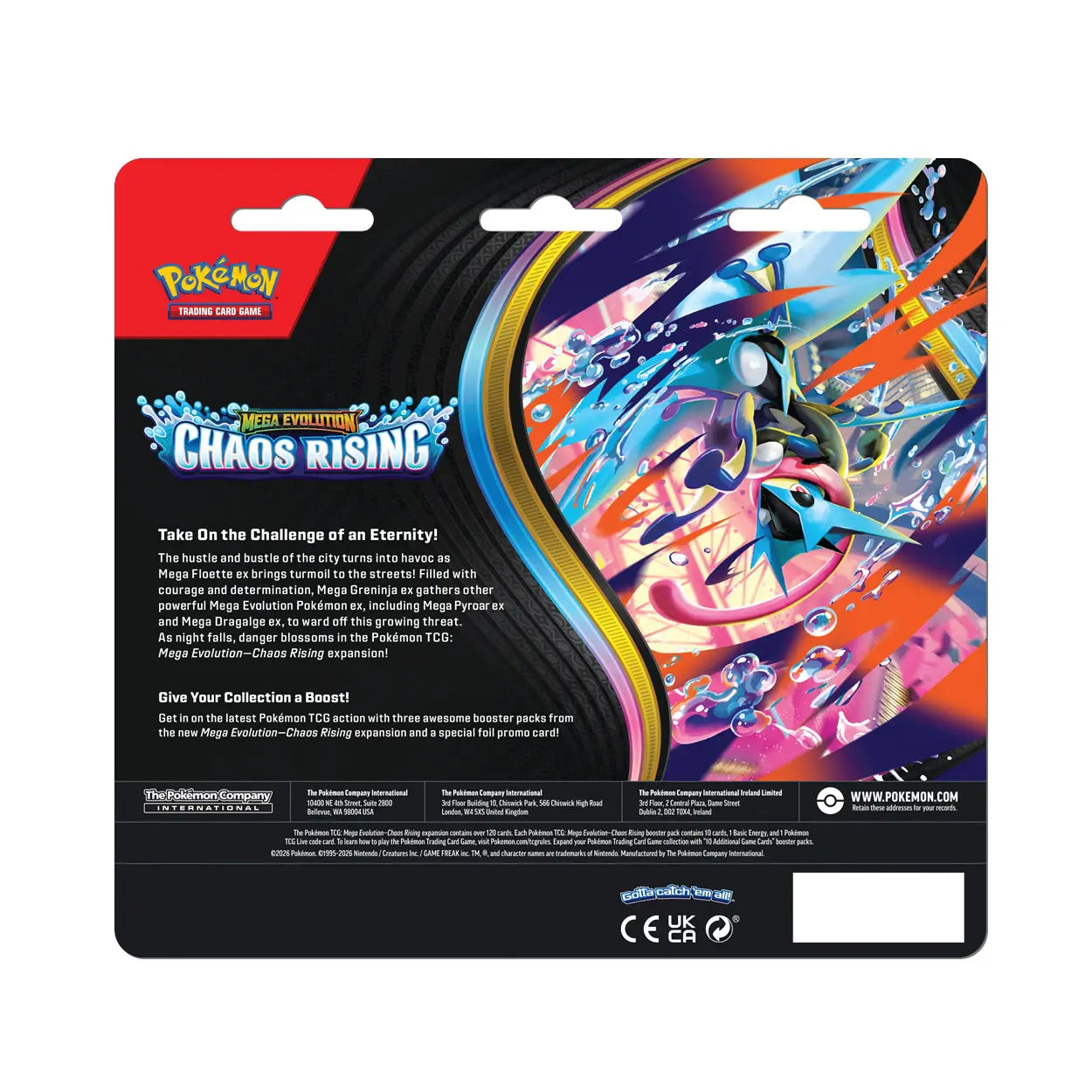 Pokemon Chaos Rising 3 Pack Blister Charmeleon