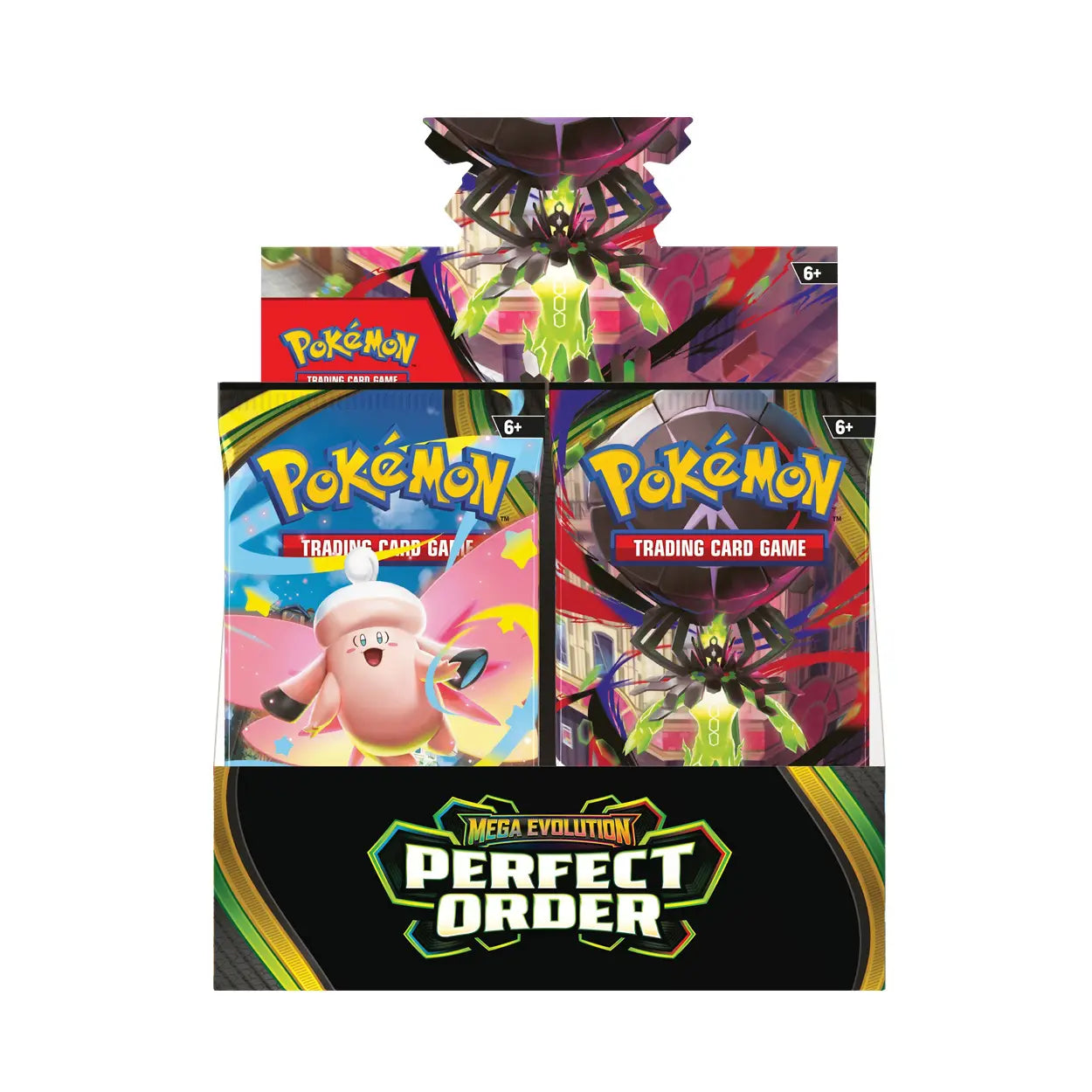pokemon trading card game evolution booster pack Pokemon TCG Mega Evolution Perfect Order Booster Box (36 Packs) – AllDayTCG