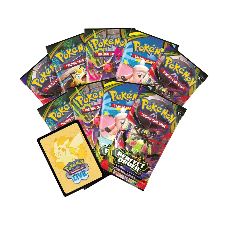 how to open booster packs in pokemon tcg live Pokemon TCG Mega Evolution Perfect Order Booster Box (36 Packs) – AllDayTCG