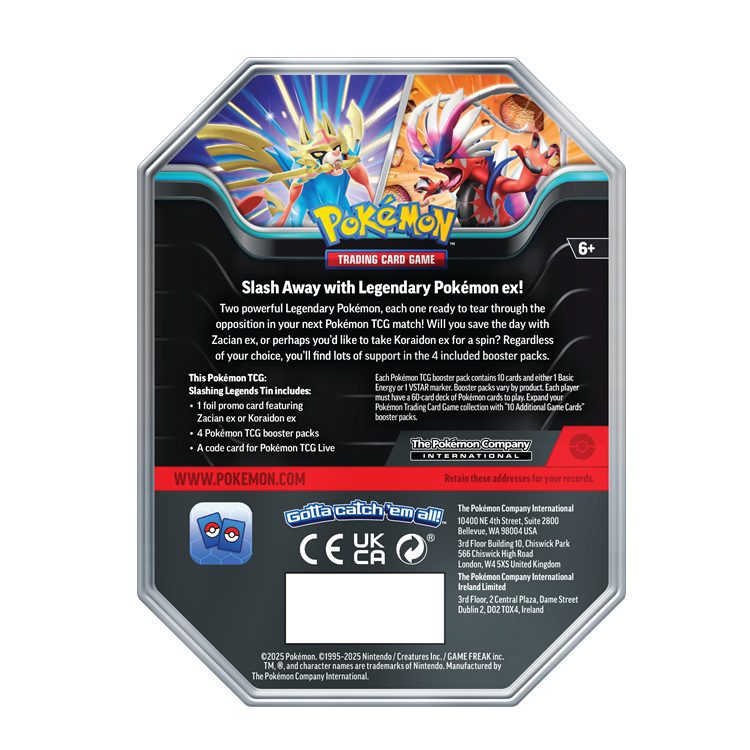 Slashing Legends Koraidon EX Tin
