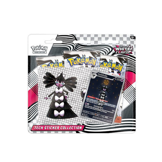 White Flare Gothitelle Tech Sticker Collection Gothitelle