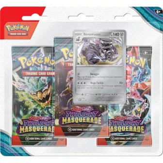 Pokémon TCG: Twilight Masquerade 3-Pack Blister – Revavroom