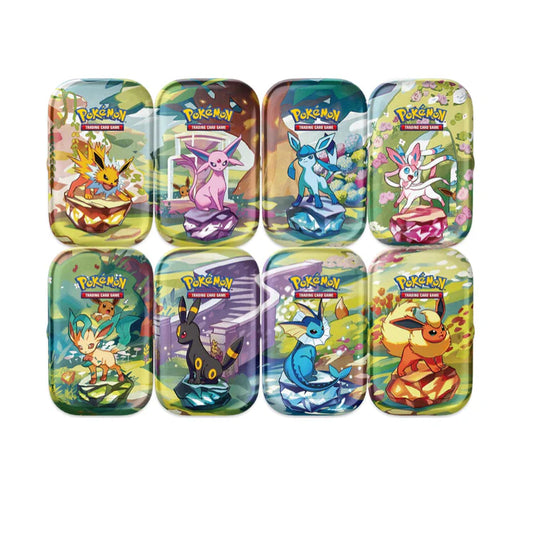 Pokemon Prismatic Evolutions Mini Tin